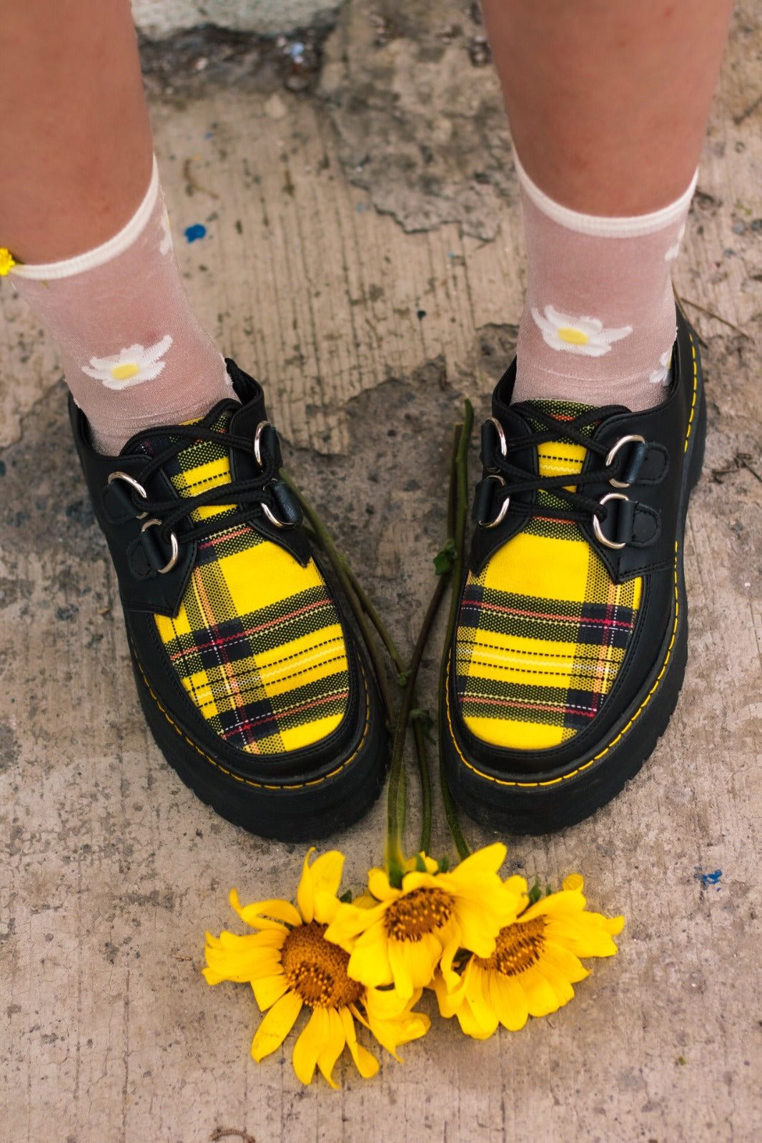 Creeper agujetas Impala Escocés Amarillo