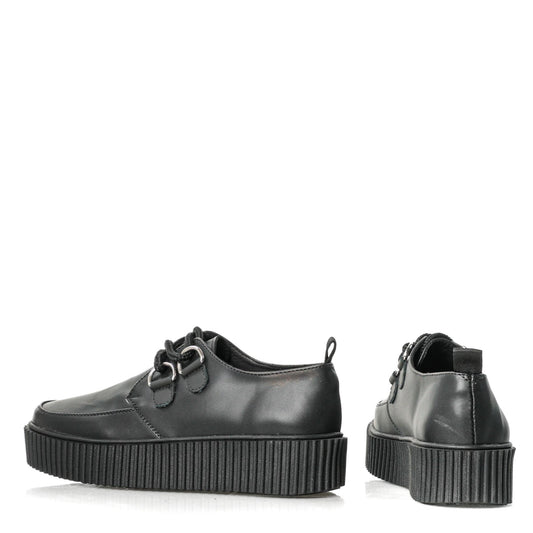 Creeper suela Rayas Mesa lisa Negro Mate