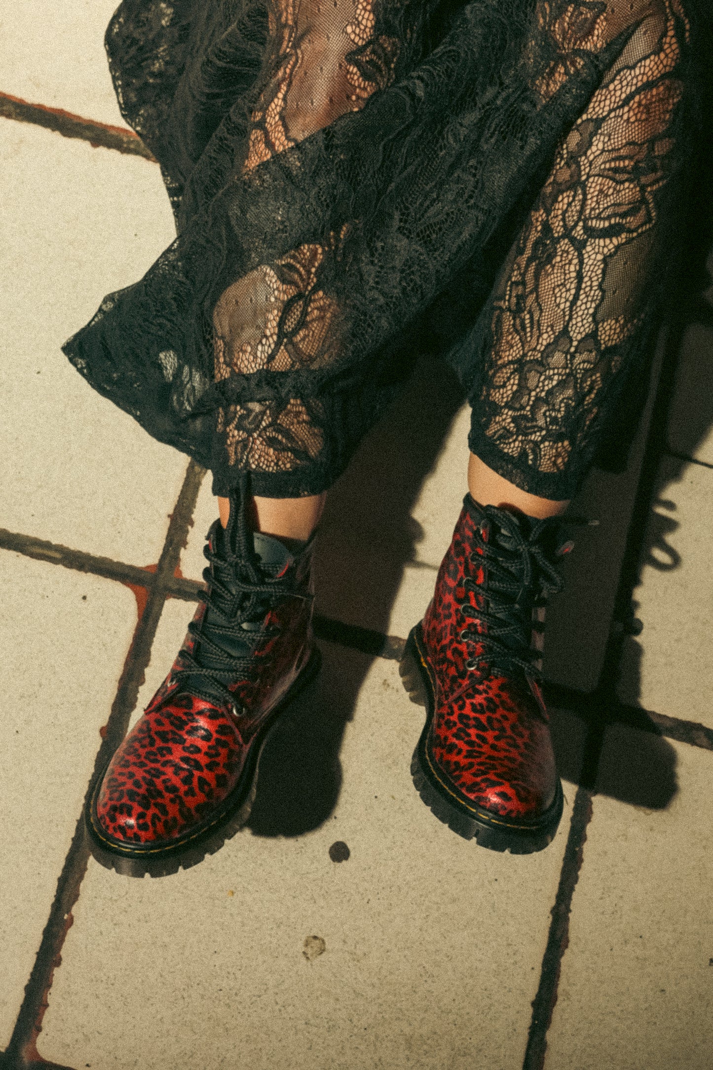 Londres estampado print rojo