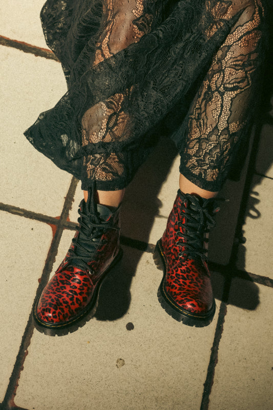 Londres estampado print rojo