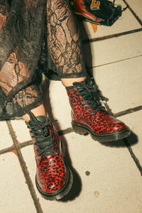Londres estampado print rojo