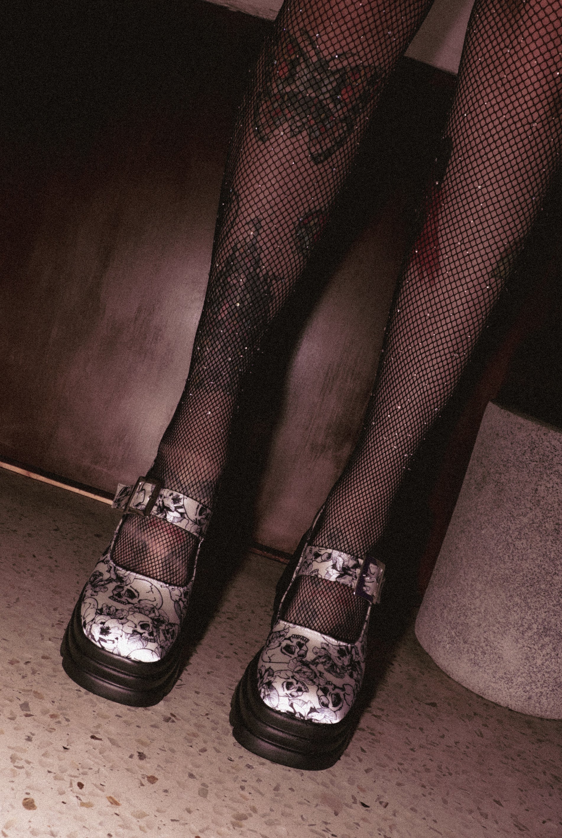 Itzá calavera/flores Blanco